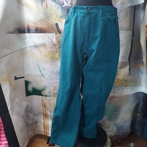 Cosmo Jeans Star Hiker Rare Teal Heavy Jeans With 5 Pocket Size 36